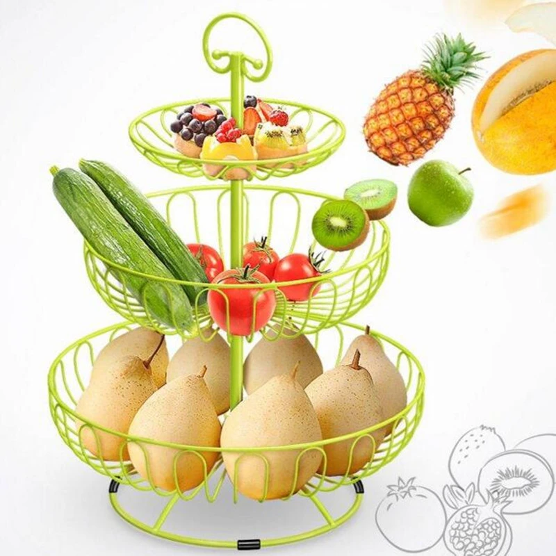収納トレイ付き野菜と果物収納用鉄素材使用でキッチンと家庭用gjs Storage Tray Tray Storagetray Kitchen Aliexpress