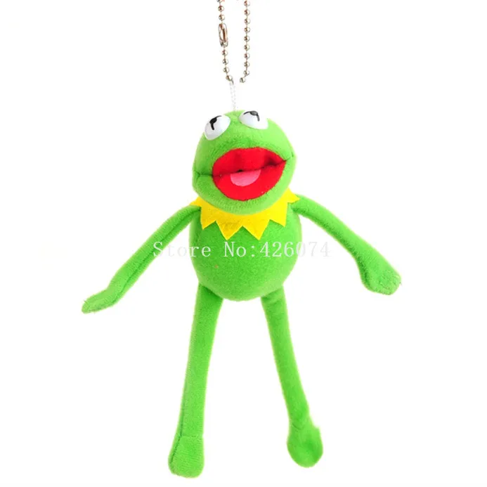 

New The Muppets Kermit Frogs Mini Plush Keychain For Girls Boys 10CM Kids Stuffed Animals Toys Children Gifts