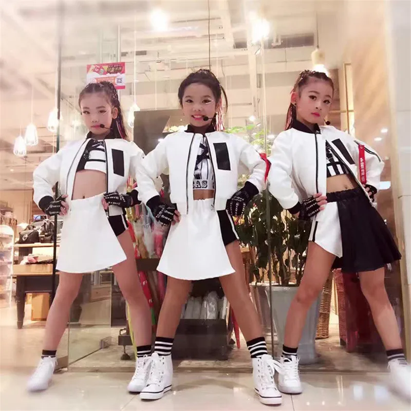 الفتيات الهيب هوب أزياء رقص الاطفال الأبيض الزي المشجع زي الاطفال فستان رقص الجاز الطفل أداء الرقص ارتداء DQS1493 الفتيات الهيب هوب أزياء رقص الاطفال الأبيض الزي المشجع زي الاطفال فستان رقص الجاز الطفل أداء الرقص ارتداء DQS1493