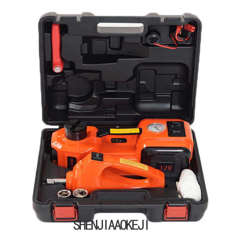 

lifting jack car 3-in-1 electro-hydraulic Inflatable pump electric wrench Increase the antifreeze raised top 45cm 12V 1PC