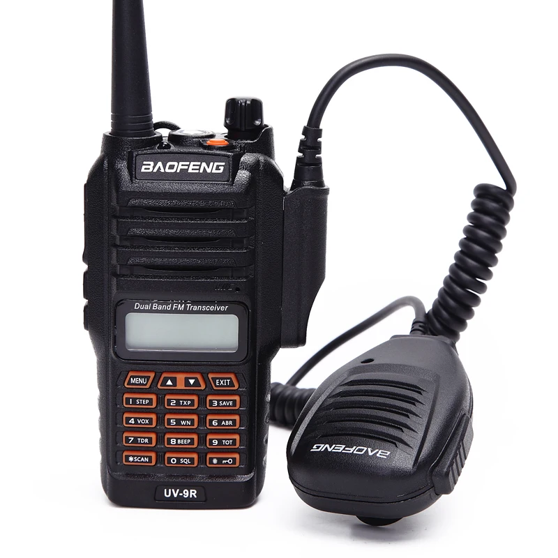 BAOFENG портативный микрофон водонепроницаемый динамик для BAOFENG UV-9R plus Walkie Talkie PPT микрофон для Baofeng BF-A58 uv 9R plus