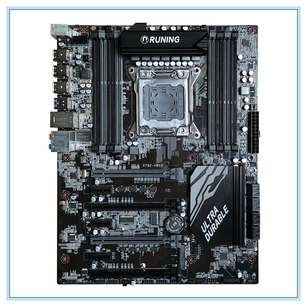 Новая настольная материнская плата X79 X79Z-VB10 LGA 2011 DDR3/ECC 128G USB3.0 цельная материнская плата ATX