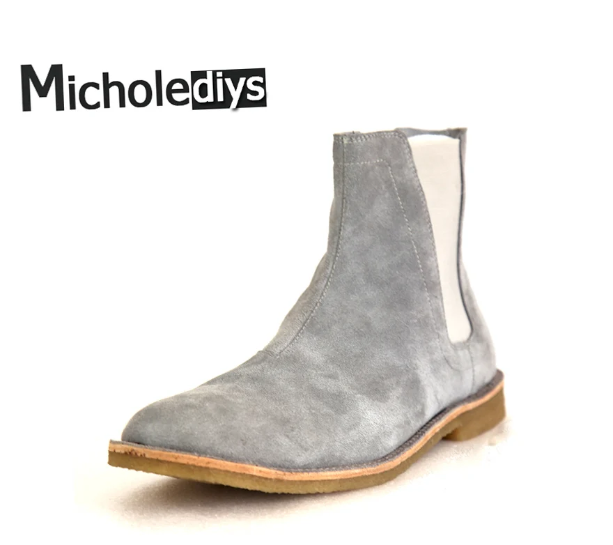 Micolediys Handmade Vintage Chelsea Boots All-matching Kanye West Boots Luxury Brand Platform Mens Dress Wedding Party Shoes цена Micolediys Handmade Vintage Chelsea Boots All-matching Kanye West Boots Luxury Brand Platform Mens Dress Wedding Party Shoes цены онлайн