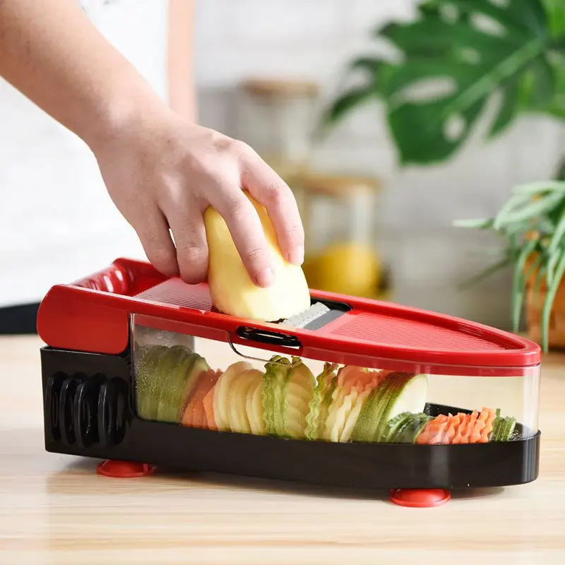 

Home Kitchen Manual Stainless Steel Slicer Vegetable Cutter Cookware Blade Manual Slicers Dining Bar Potato Peeler Carrot Grater
