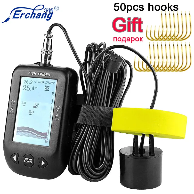 Buy Erchang XF02 Portable Fish finder 9M Wire Echo