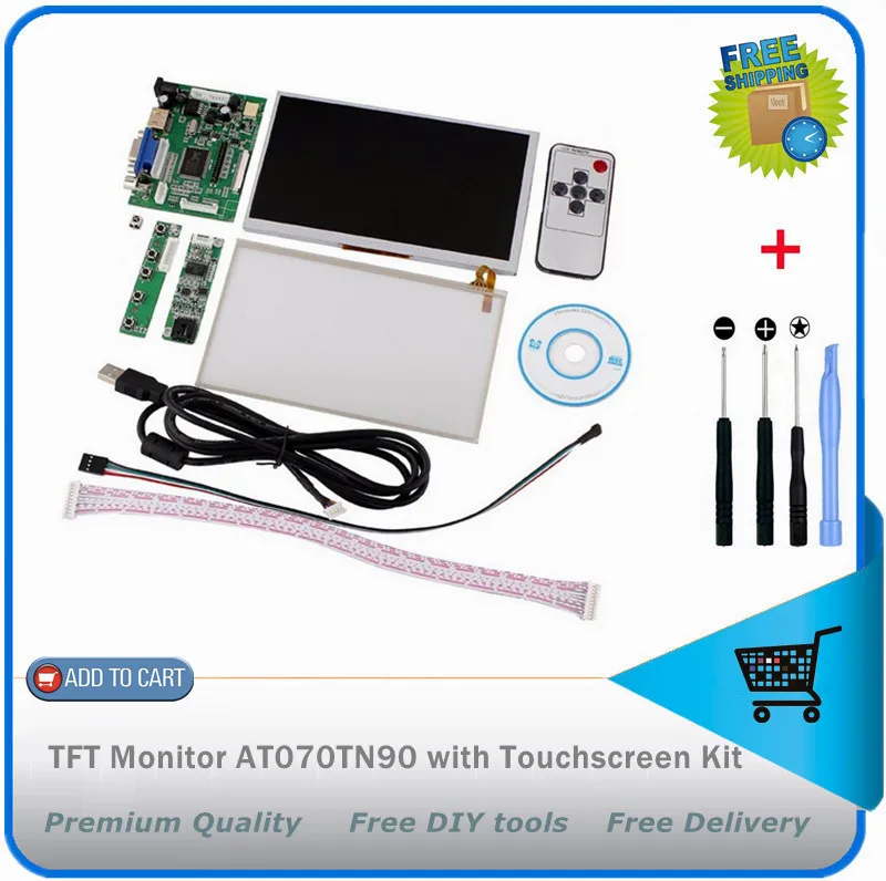 tontec 7 inch lcd touch screen driver made in china