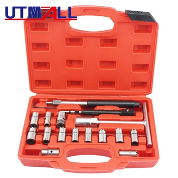 

5PC 7PC 10PC 17PC Diesel Injector Seat Cutter Cleaner Tool Set Carbon Remover