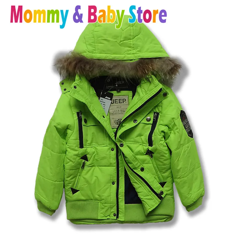 

Clearance 4 Years Winter Coat for Boy's Jacket Hooded Warm Jacket Children's Outwear Zipper Coat Brand Overcoat Jacket