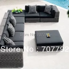 Дизайн, садовая мебель из ротанга диван