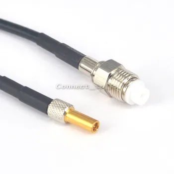 

100 Pieces Antenna Extension Cable CRC9 Male to FME Female Jack RF Connector Adapter RG174 Cable 15cm