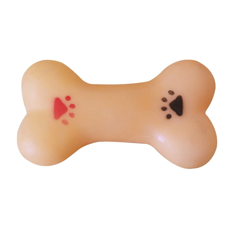 

2018 New Resistant To Bite Bone Dog Puppy Molars Rubber Ball Play For Teeth Training Thermal Plastic Rubber Pet Dog Toys