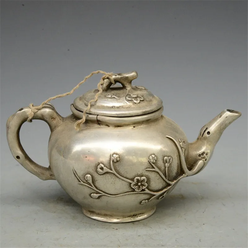 

antique antiques chinese copper teapot