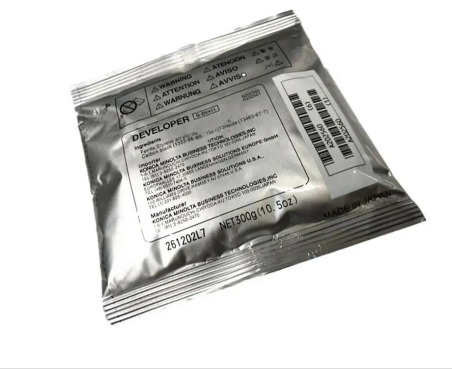 

new compatible blade developer DV411 for konica minolta BH 283 363 423 7828 223 DV-411 iron powder 300gram/pcs 3pc/lot