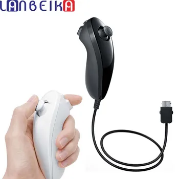 

LANBEIKA Game Controller Remote Game Handle Controller 100% Brand Nunchuk with 5 Color for Nintendo For Wii