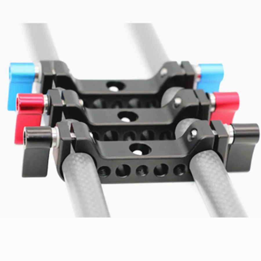 Double 15mm Rod Clamp Support Rail System (5)