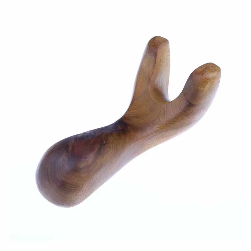

1Pc Fragrant Wood Body Acupoint Massage Facial Nose Gua Sha Tool Hand Roller SPA Massage Health Stick Tool