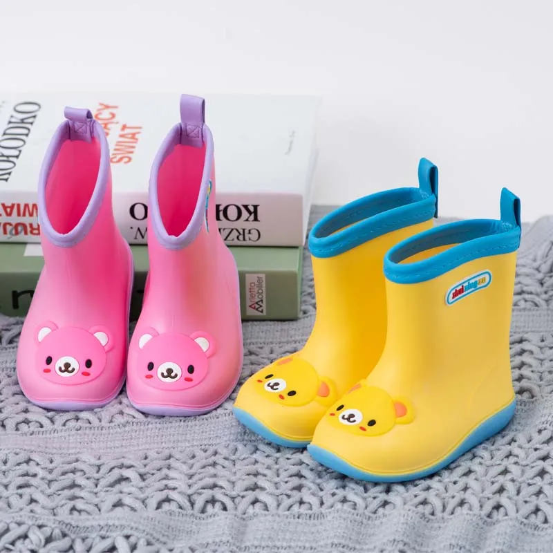 

Children's Rain shoes 1-3 years old Baby Rain boots Boys Girls Children's Rubber Shoes Children's Antiskid Shoes Lovely Boots