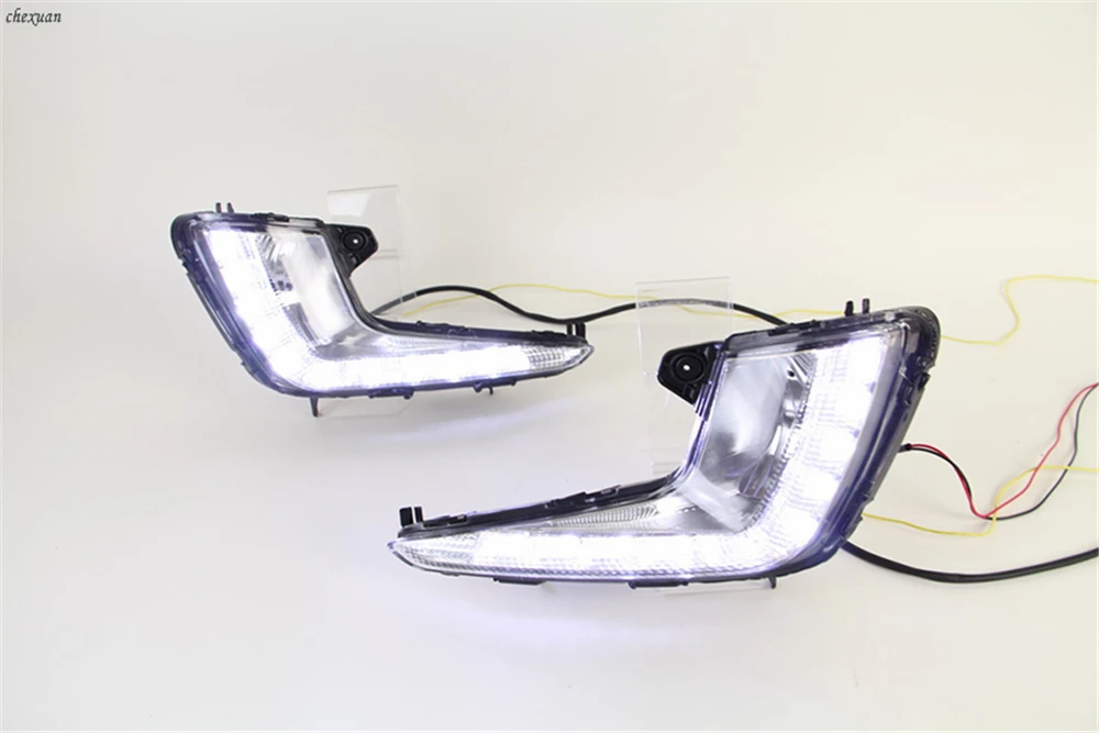 CSCSNL 1 комплект для kIA K2 2012 2013 2014 автомобиля светодиодный DRL Габаритные огни 12В