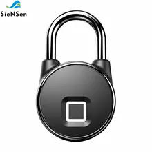 SieNSen USB Перезаряжаемые Smart Keyless Отпечатков пальцев замок IP66 Водонепроницаемый Anti-Theft замок безопасности двери Чемодан замок для чемодана