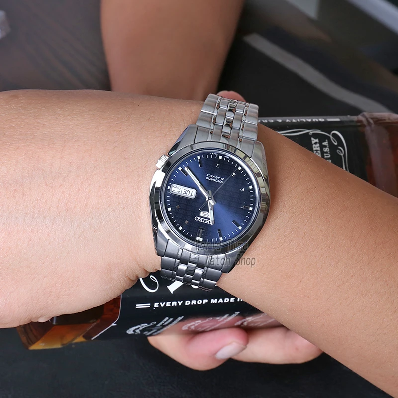 Jam Tangan SEIKO No 5 Jam Tangan Pria Otomatis Mekanis Baja Tahan Air  Kalender Bahasa Ganda SNK355K1 SNK357K1|watch men|watch men watchwatches  man watch waterproof - AliExpress
