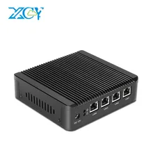 XCY Celeron J1900 4*LAN Ports Mini PC Quad-cores 4 Threads 2.0GHz VGA WIFI Windows10 Pfsense Use as router firewall proxy