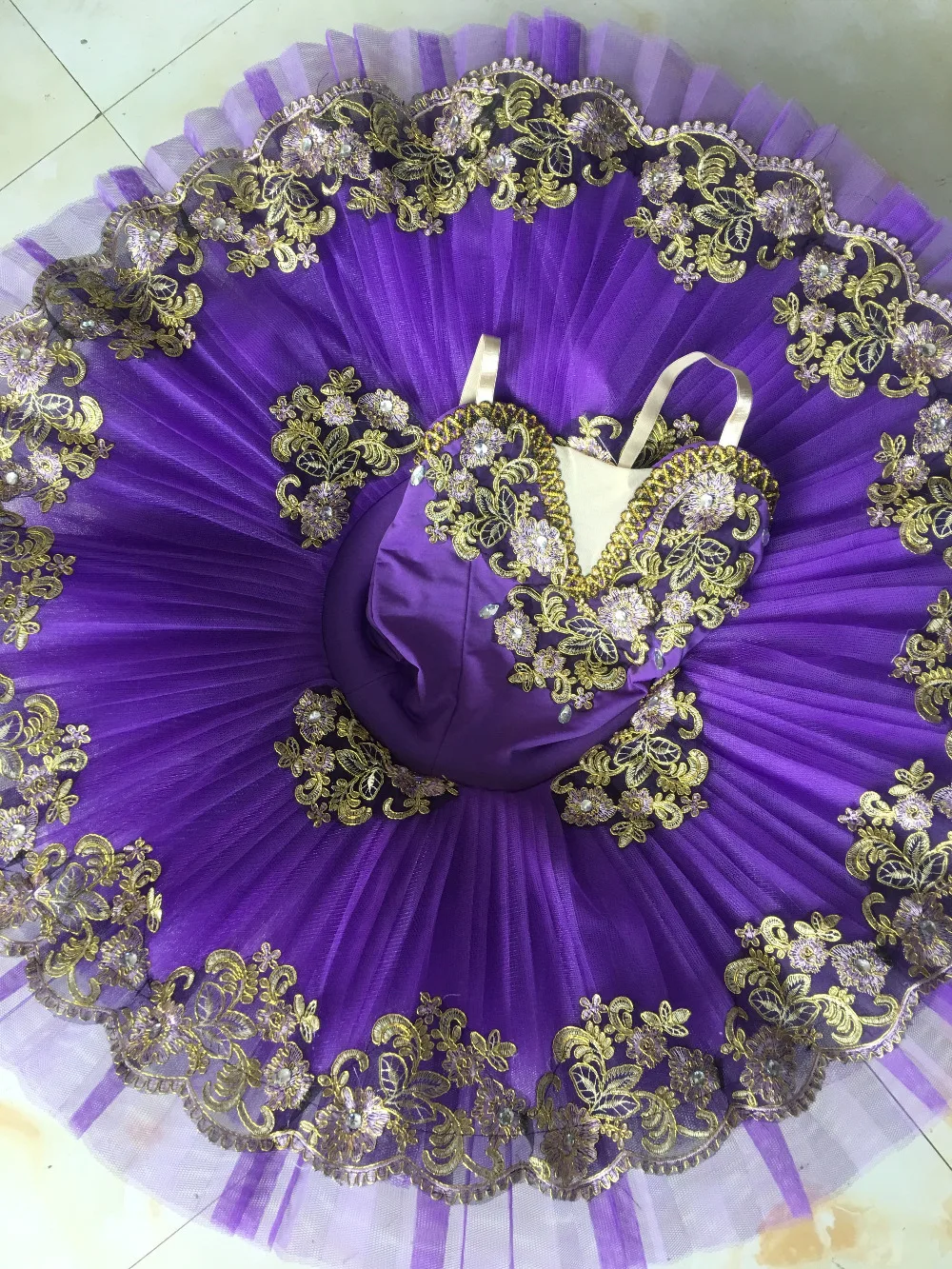 2017 new Adult purple Ballet Tutu performance professional classical