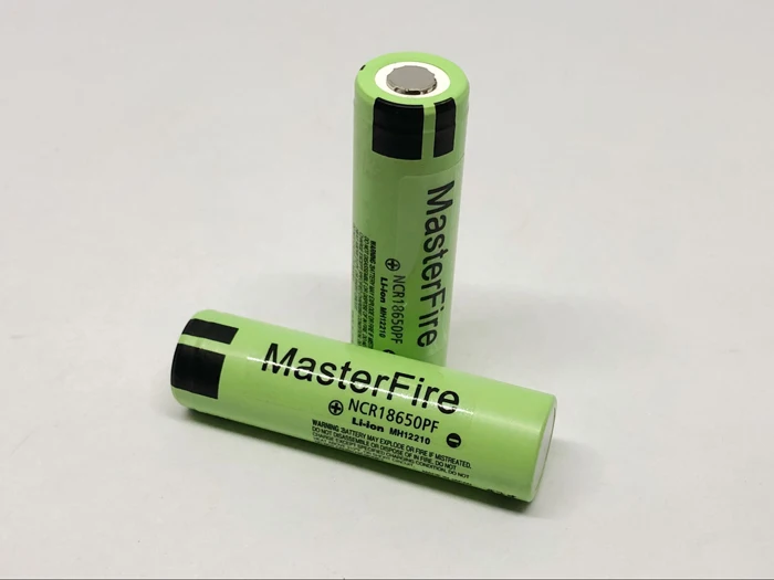 Перезаряжаемые литиевые аккумуляторы MasterFire 2 шт./лот NCR18650PF 18650 3 7 в 2900 мА ч 10 А Discahrge