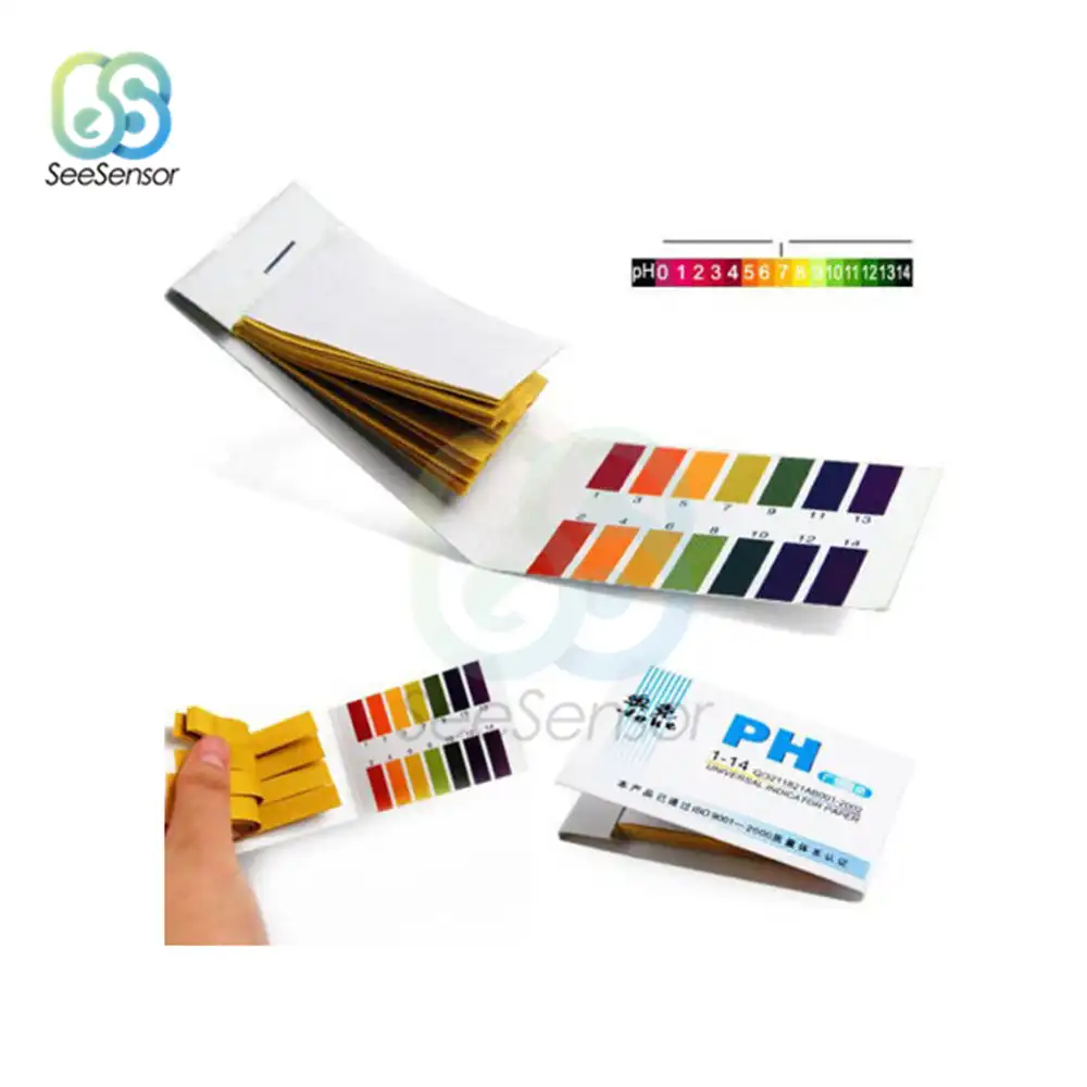 80 pH Test Strips Litmus Test Paper Full Range 1-14 pH Acidic Alkaline Indicator