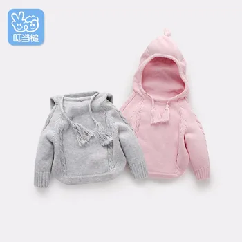 

Dinstry warm Spring Clothing Hooded Cute fashion baby's Sweaters