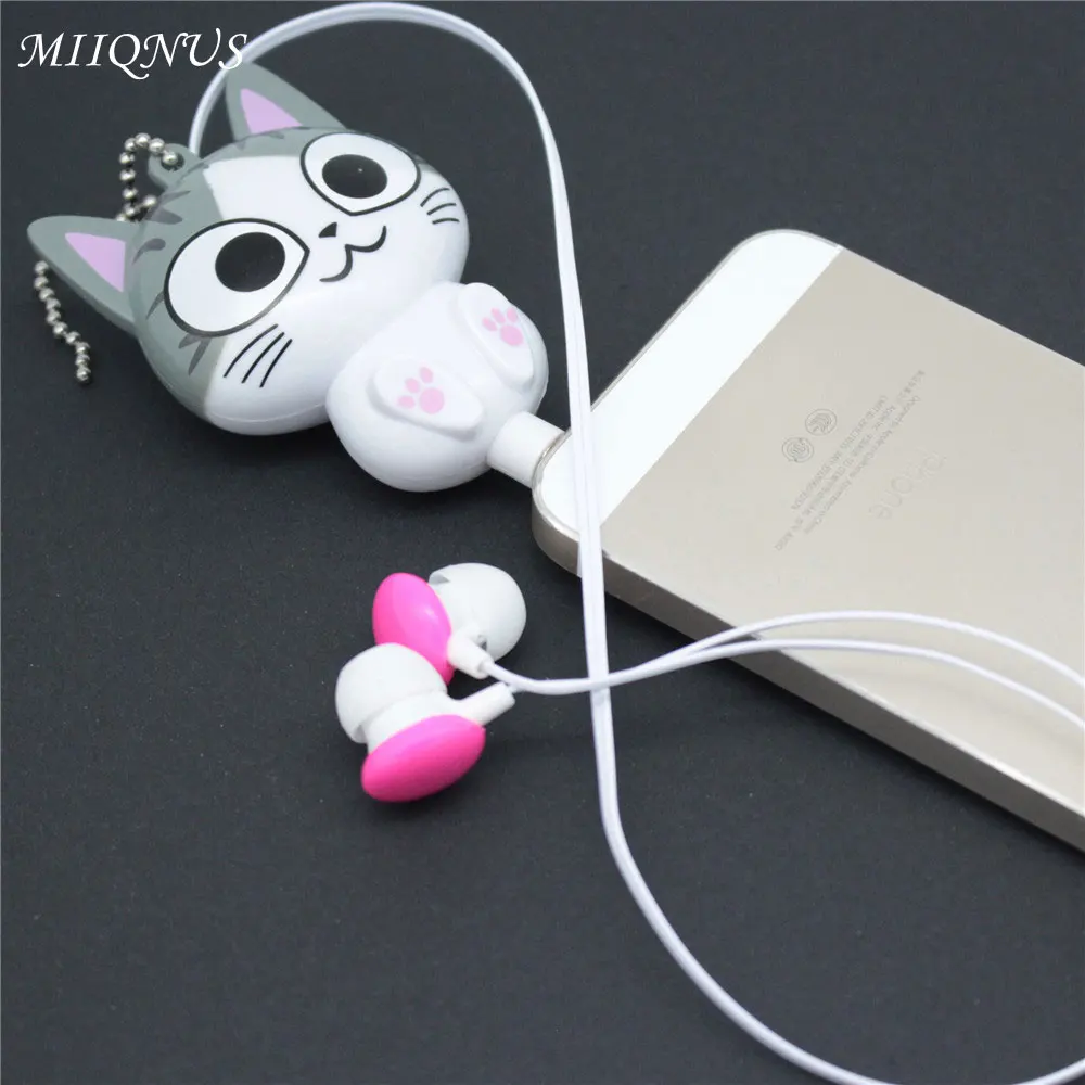 

Panda Cat Cartoon retractable earphones for mobile phone computer cartoon in-ear