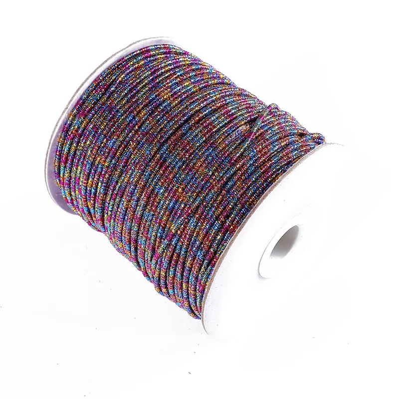 5 м 2 мм мягкая алюминиевая проволока обернутая металлическая нить для серьги ожерелье украшения для волос украшение ручной работы принадлежности для шитья нить - Цвет: Mixed Color