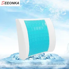 Гелевая Автомобильная поясничная Подушка средней и нижней части спины, подушка для офисного стула, сиденье водителя, авто аксессуары, подушка для здоровья