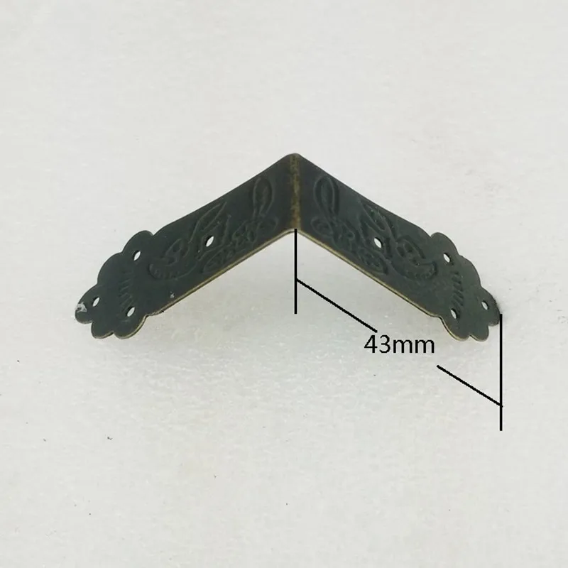 4 шт., оборудование для дома, древние угловые кронштейны, конусы для цветов и птиц, деревянная коробка, протекторы для подарочной коробки, боковая защита