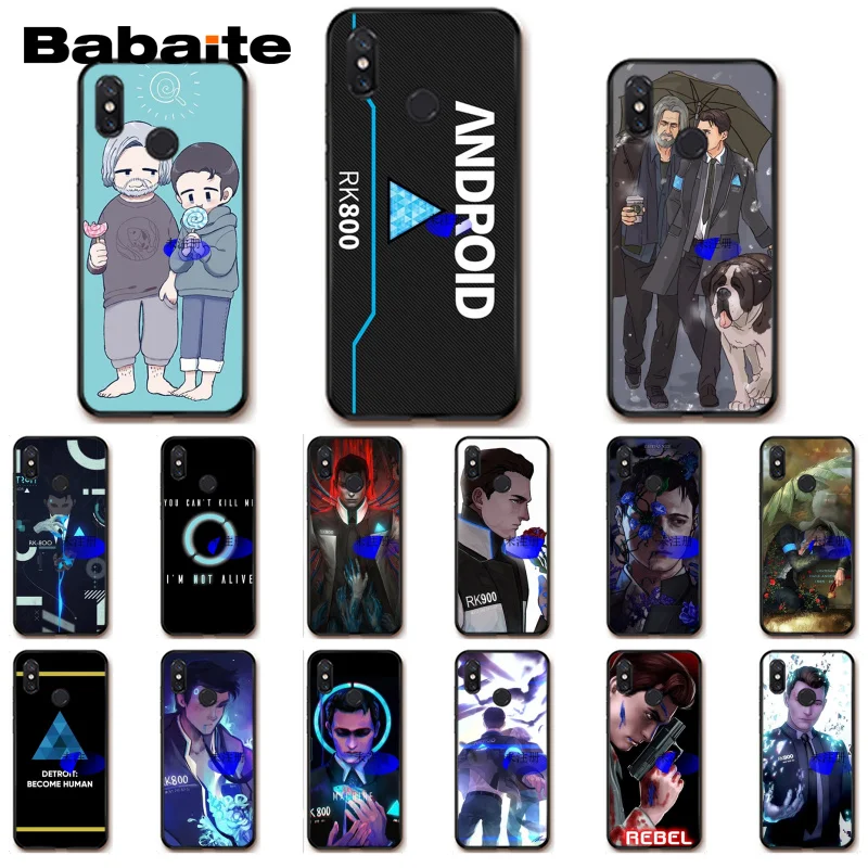 

Babaite Detroit Become Human Android RK800 Kara Phone Case for Xiaomi MiA1 A2 lite F1 Redmi 4X 5Plus S2 Note7 Redmi Note4