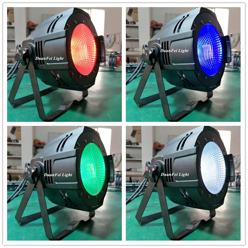 (Flightcase) 6pcs Par led wash light stageled rgbw dj cob par 200w dmx | Освещение