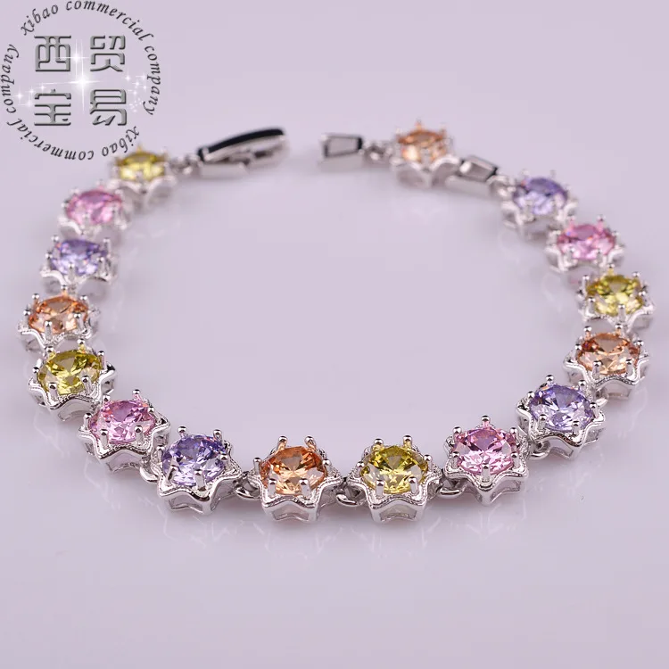 New Star of David AAA zircon bracelet exquisite silver diamond Miss Shi SL002-2 | Украшения и аксессуары