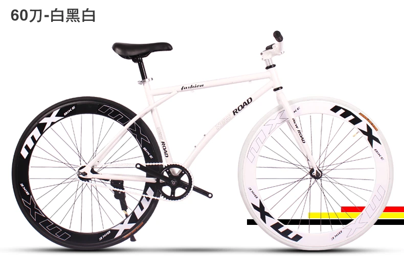 Top New X-front brand colorful carbon steel 26 inch fixed gear rear pedal brake bicicleta student bike road bicycle 29