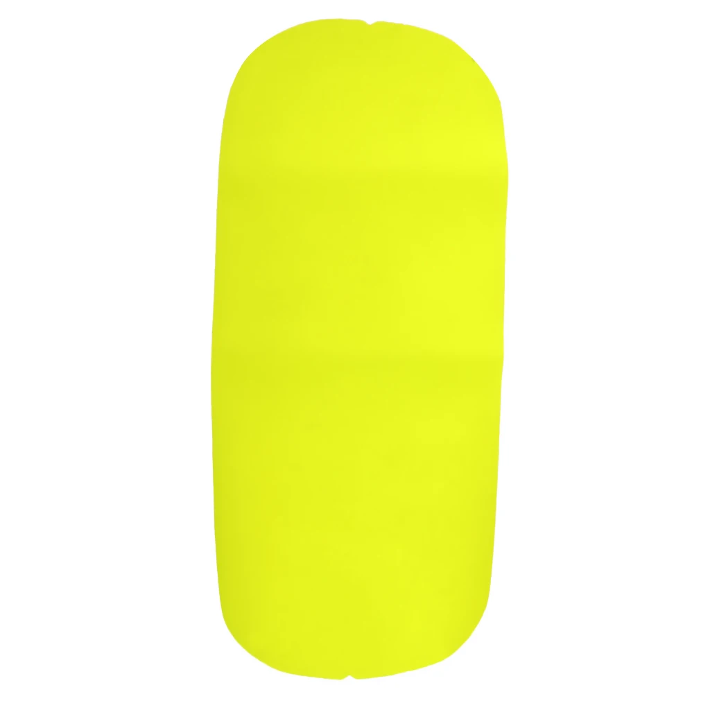 Perfeclan 2 Pieces / Set 210D Nylon Scuba Diving Surface Marker Buoy (SMB) Repair Patch Accessories - Red & Fluorescent Yellow 
