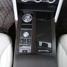 Для Land Rover Discovery 5 LR5 L462 2017 2018 автомобиль ABS хромированные центральной консоли защиты рамы Обрезать автомобильный аксессуар левой ручной привод