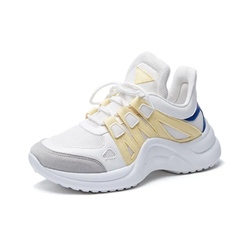 

2019 Shoes Women Fashion Designer Sneakers Casual Shoes Genuine Leather and Lycra women flats Footwear Sports Shoes Ladies Shoes