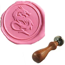 Mdlg винтажный классный дракон на заказ персонализированные буквы логотип Ретро приглашение воск печать штамп палисандр ручка набор