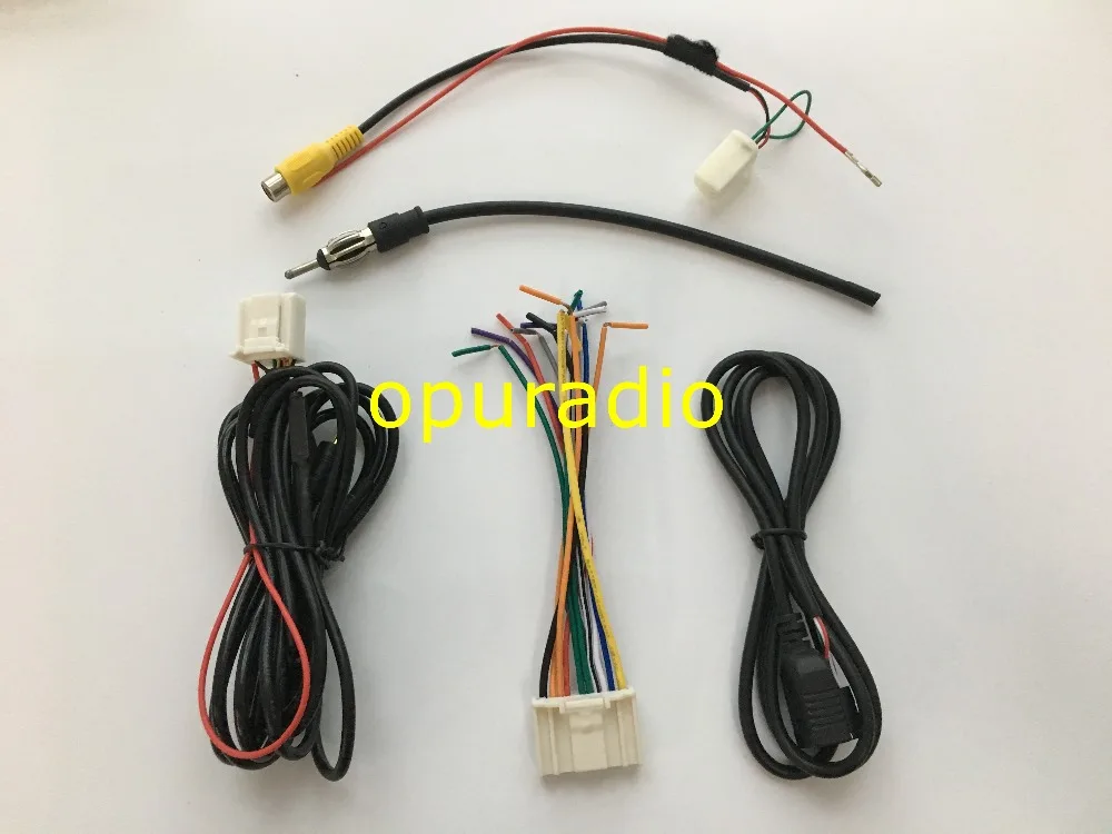 

Clarion CD power cord+USB line+Bluetooth microphone cable+reversing camera power cord+radio antenna for Old Style Subru Forester