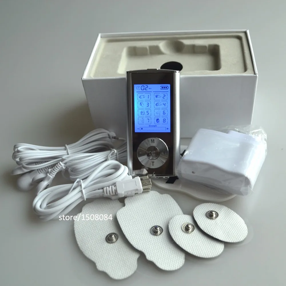 Electric Massager Slimming Tens Acupuncture Digital Therapy Massager Machine With One Pair Conductive Glove For Body Hand Relax Electric Massager Slimming Tens Acupuncture Digital Therapy Massager Machine With One Pair Conductive Glove For Body Hand Relax