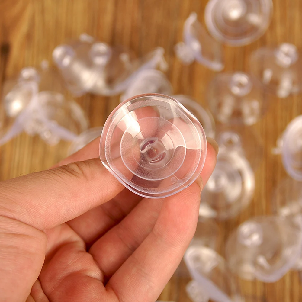 

Powerful Perforated Transparent Plastic Wedding Car Suction Cup 4cm In Diameter Bachelorette Party Decoration Drop Shipping