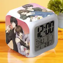Sekai ichi Hatsukoi Onodera Ritsu no Baai Yaoi цифровой ЖК-будильник домашние часы