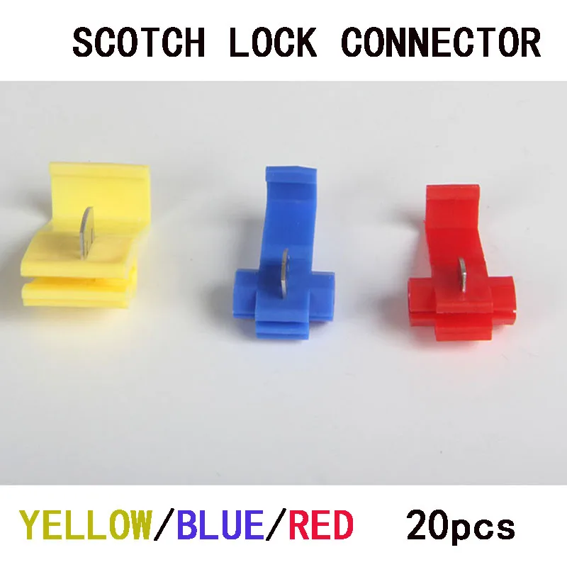 

Cable connection fast connecting terminals 50-100pcs 802 three color Scotch Lock Quick Splice Wire Connector Crimp Terminal