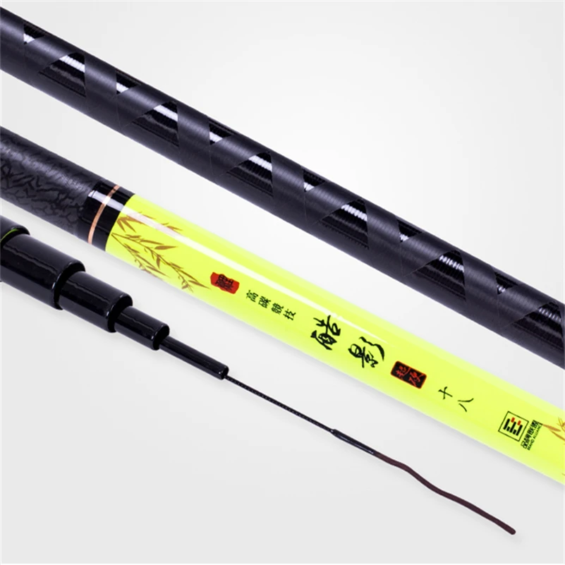 Material de Carbono Vara de Pesca Vara de Pesca para a Carpa Alta Super Difícil Competição Pólo Carpa Taiwan Telescópica para a Grande Peixe 22 Pólo Carpa vara de Pesca Vara De