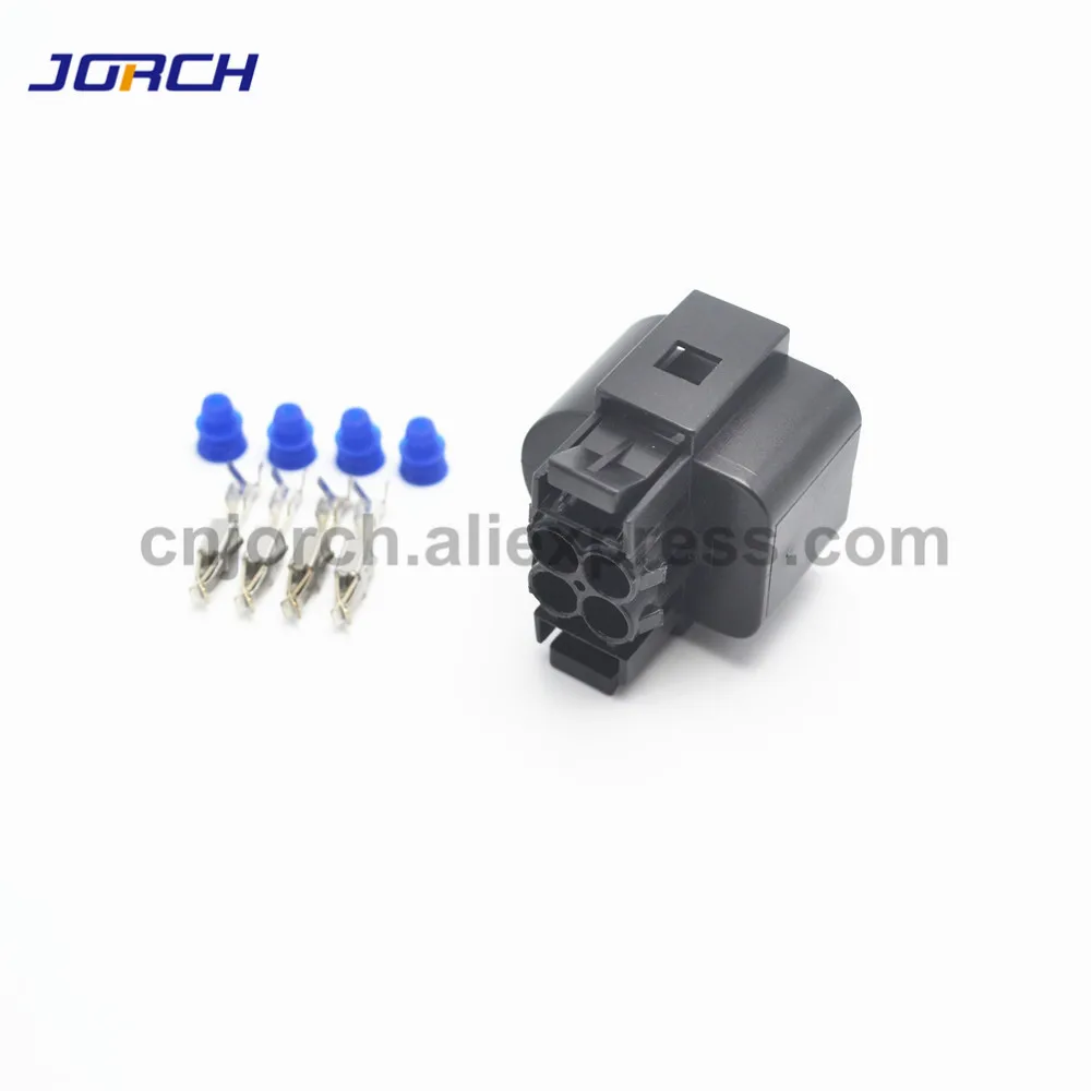 5 комплектов 4pin VW авто водонепроницаемый корпус вилка 1H0973734 жгут проводов