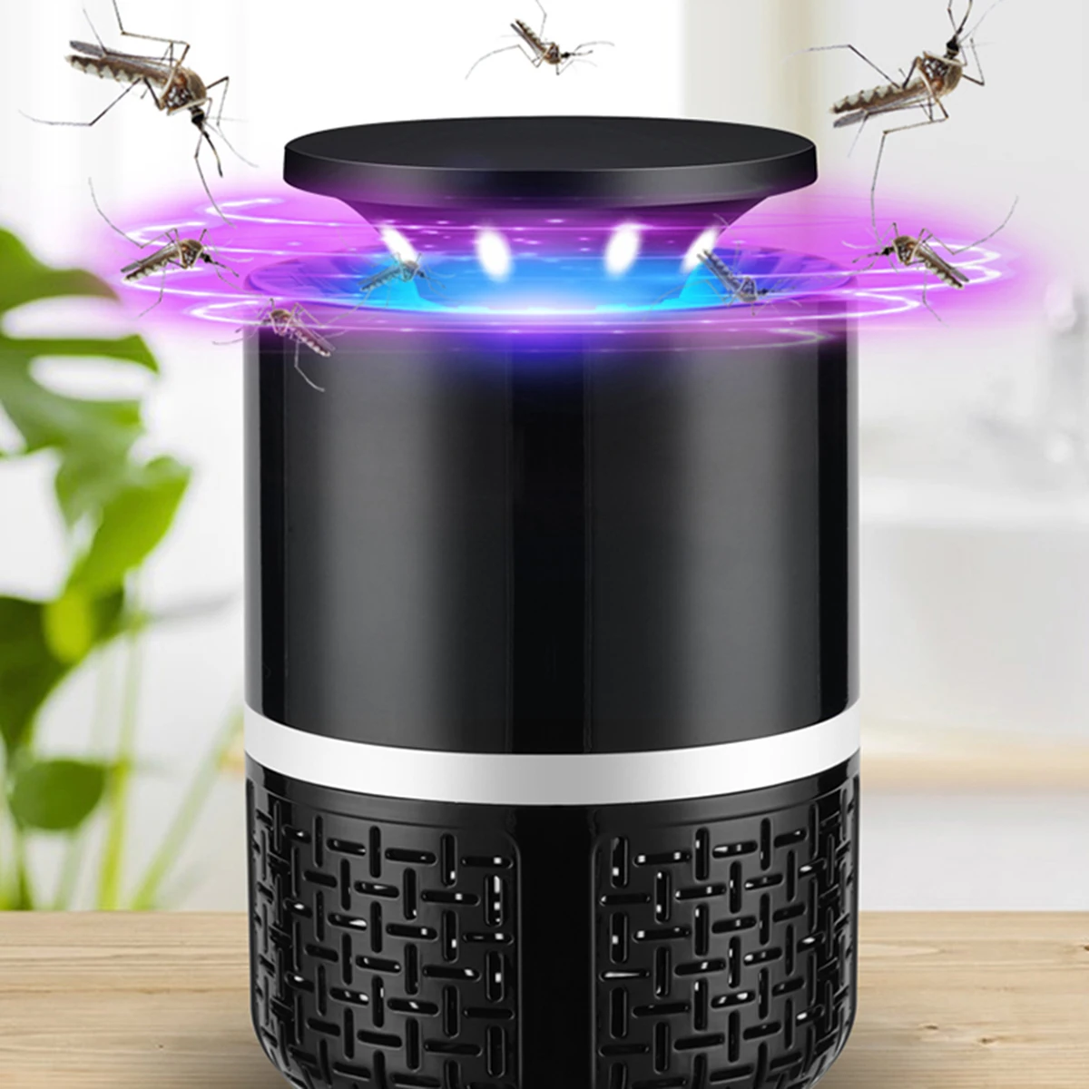 УФ светодиодный USB питание электронный комарный убийца насекомых Ловушка для насекомых Защита лампы нетоксичный