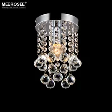 Luxury crystal chandelier lighting meerosee lighting Chrome lustre fixtures free shipping MD3038 D150mm H230mm